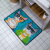 一橙Orange日本入戸玄関マット四匹の猫入門マット寝室マット滑り止めマット供给部屋爬行保护パッド四匹の猫尻50×80 cm