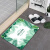 イ珪藻土マット60 x 39 cm緑の葉8588天然珪藻泥マット浴室入口滑り止めマット
