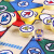 恵多飛行将棋ゲームカノン子供用ゲームパッドの吸水滑り止め大規模飛行将棋マット100*130 CM普通版に丸駒を配合しています。