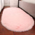 可爱い美少女zhi円形の家庭用リービンテ-テ-ブルマット暖かいカープペジット寝室の可爱い寝室のベッドの前の毛布を敷きます。浅いピンクのロングール80*160 cm